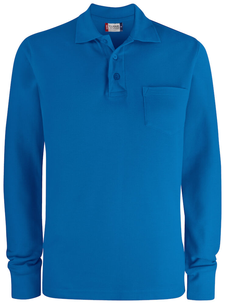 Clique 028235 Basic Polo Pocket L/S - COOZO