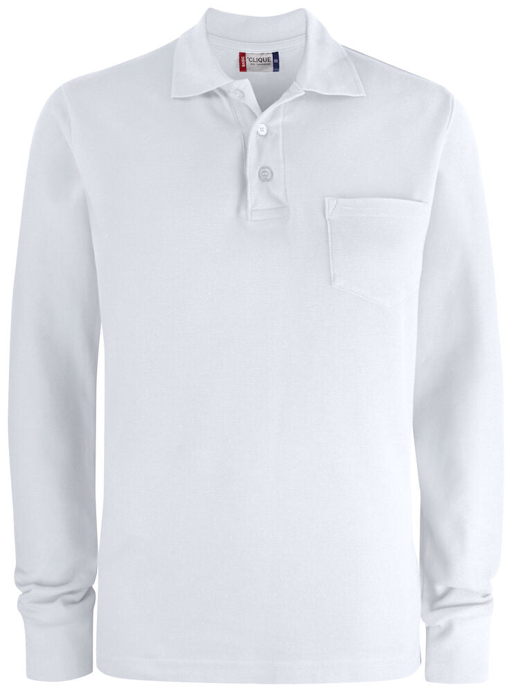 Clique 028235 Basic Polo Pocket L/S - COOZO