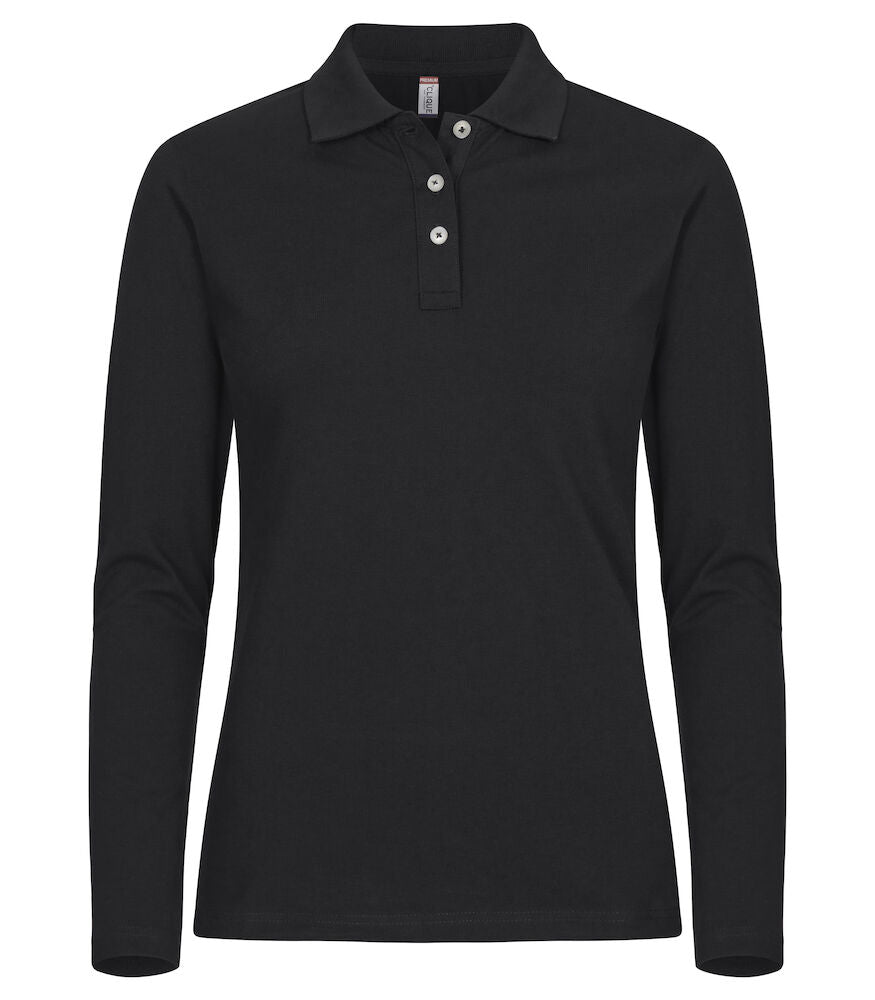 Clique 028263 Stretch Premium Polo L/S Women - COOZO
