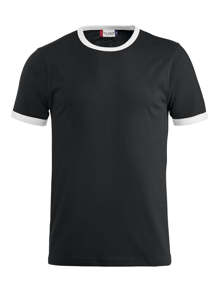Clique Nome Ringer T-Shirt 029314