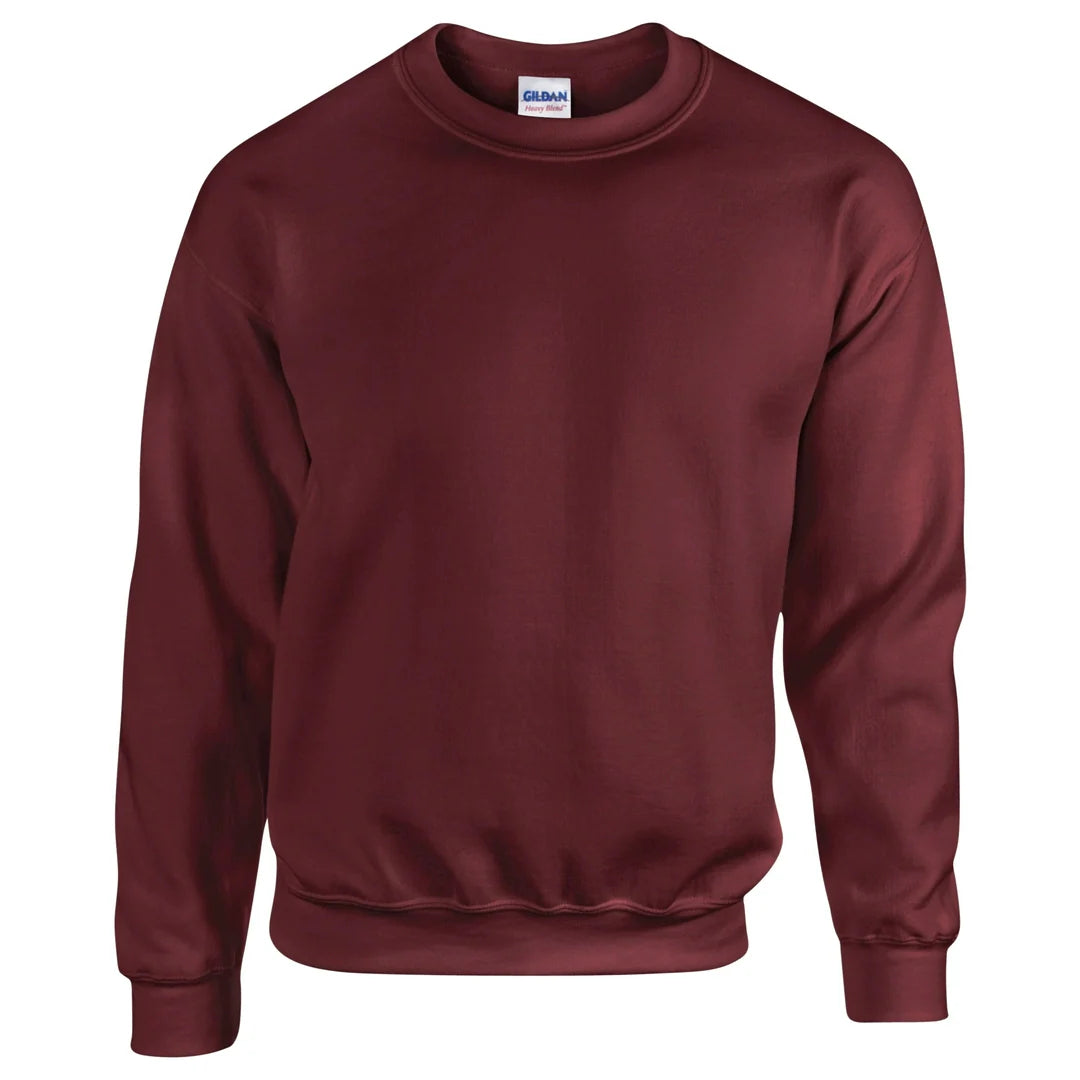 Gildan 18000 Heavy Blend Sweatshirt Crew Neck 270gsm Rich color - COOZO