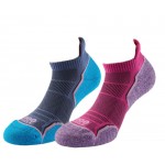 1000 MILE 1M2263F Ladies 2 Pack Run Socklet - COOZO