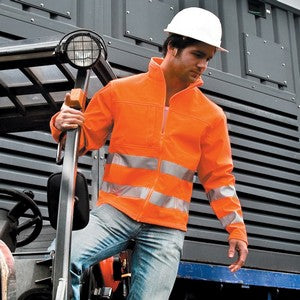 COOZO-Result Hi-vis Tech Soft Shell Jacket (R117X)