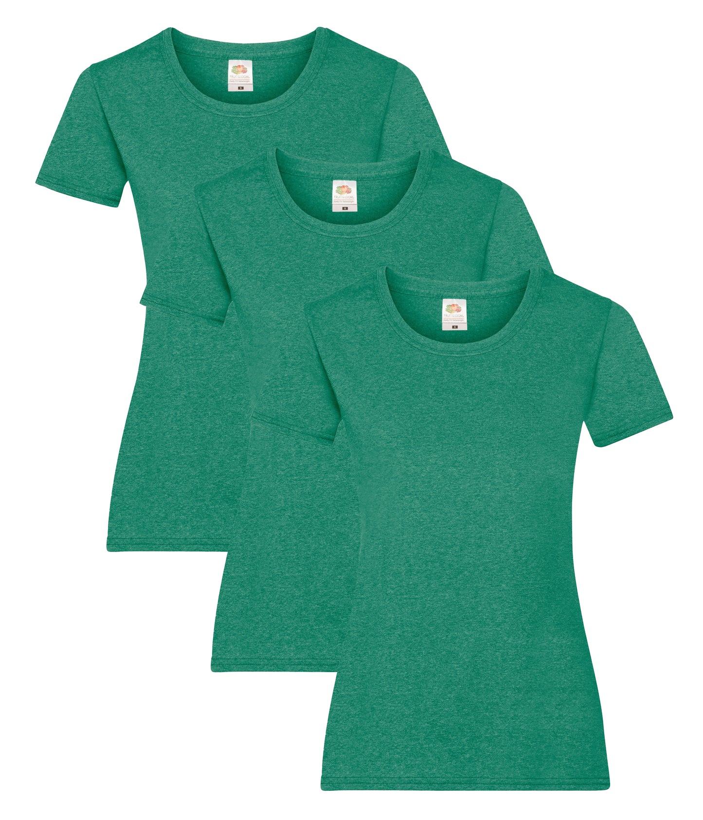 Fruit Of The Loom 61372 Valueweight T-Shirt 165gsm Ladies (pack of 3) Other color - COOZO