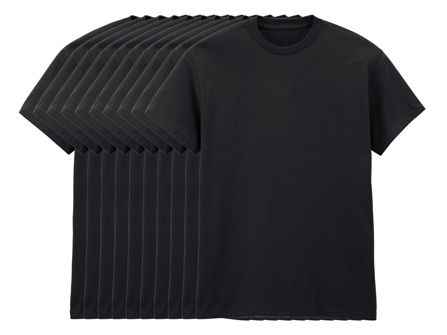 Gildan 5000 Pack of 10 Men's Heavy Cotton T-Shirts 180gsm - COOZO