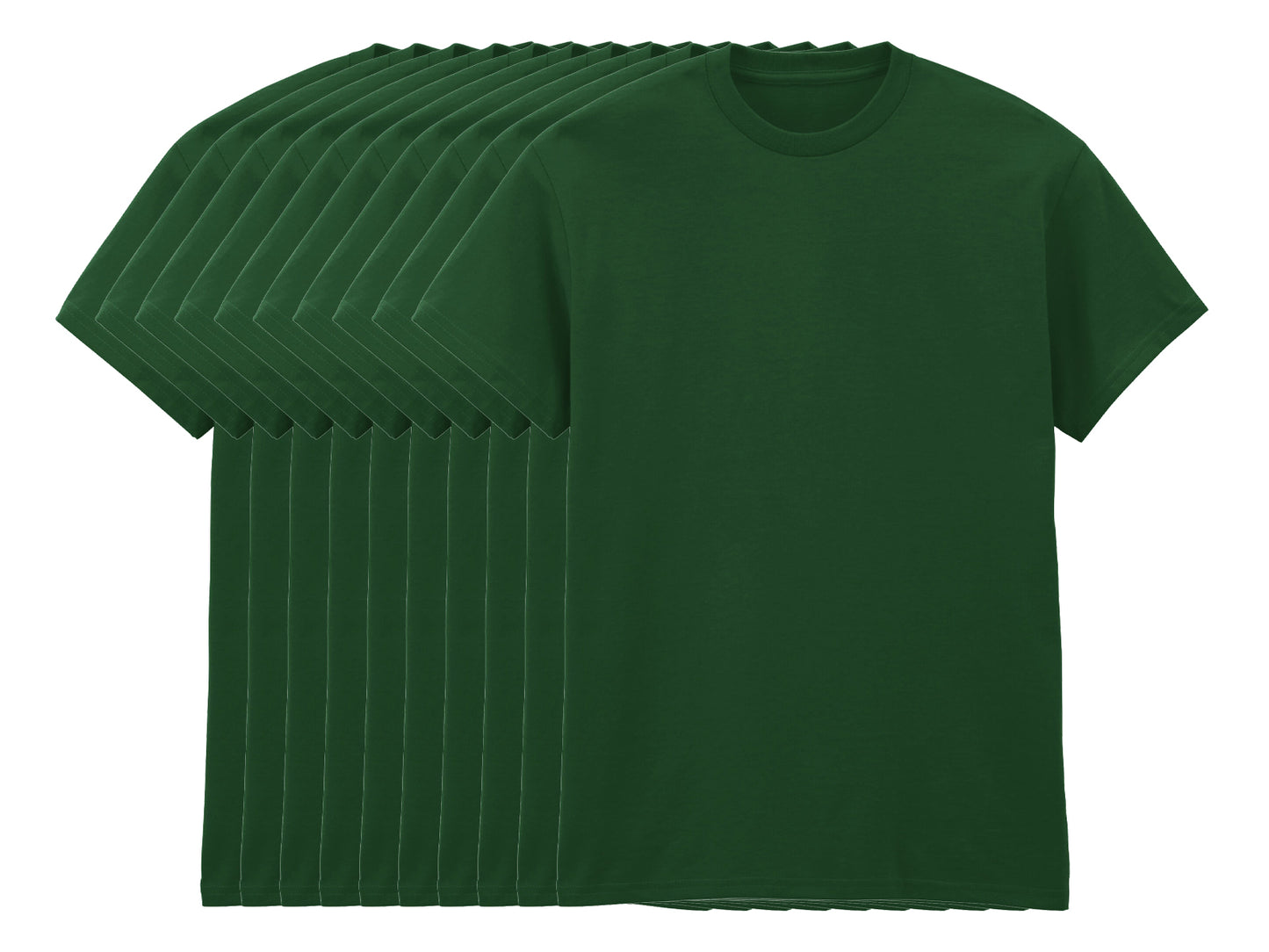 Gildan 5000 Pack of 10 Men's Heavy Cotton T-Shirts 180gsm - COOZO
