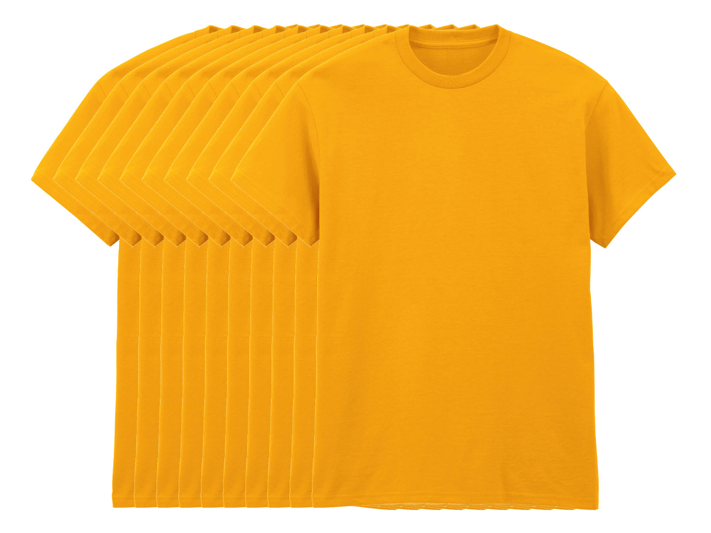 Gildan 5000 Pack of 10 Men's Heavy Cotton T-Shirts 180gsm - COOZO