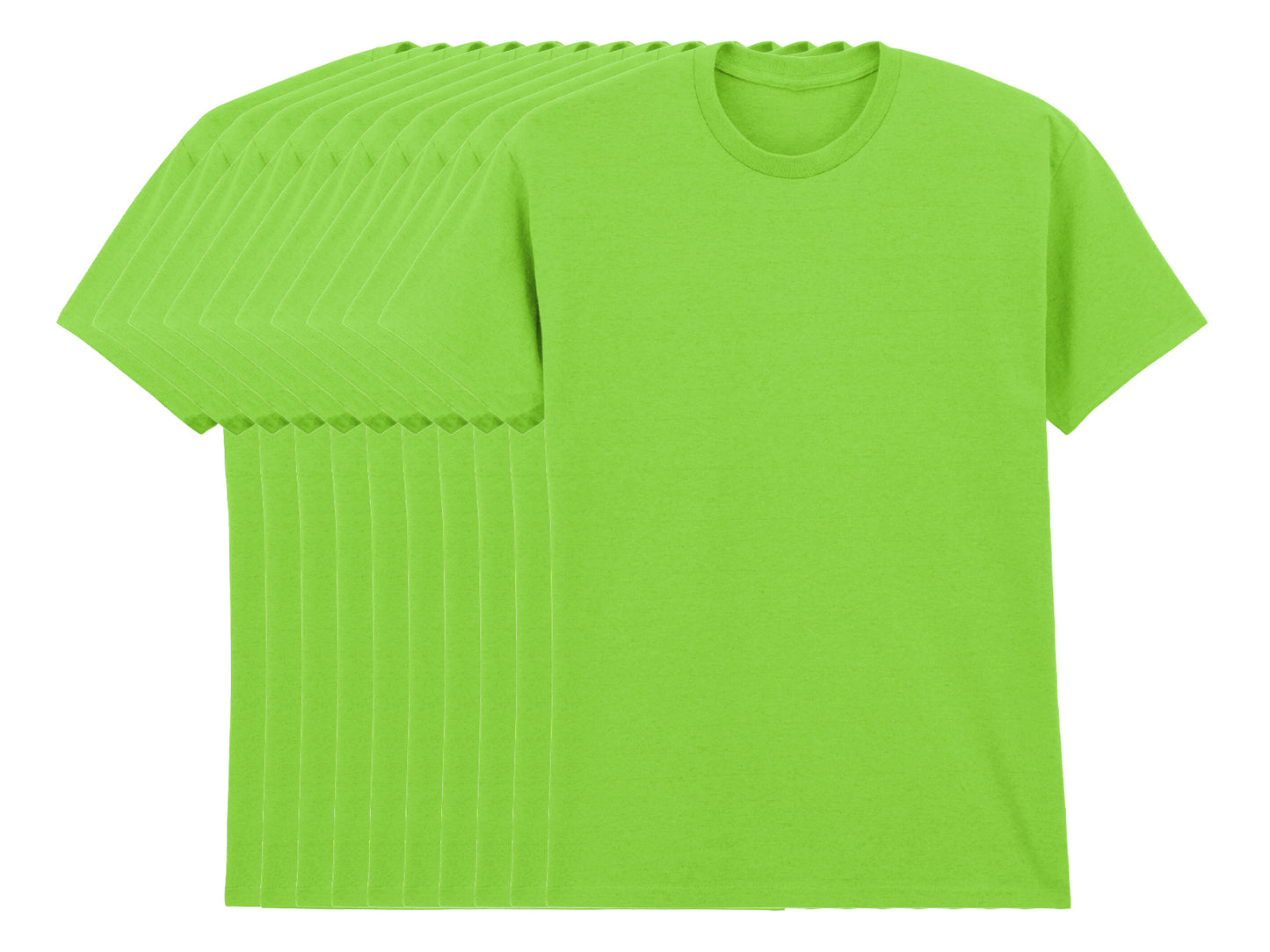 Gildan 5000 Pack of 10 Men's Heavy Cotton T-Shirts 180gsm - COOZO