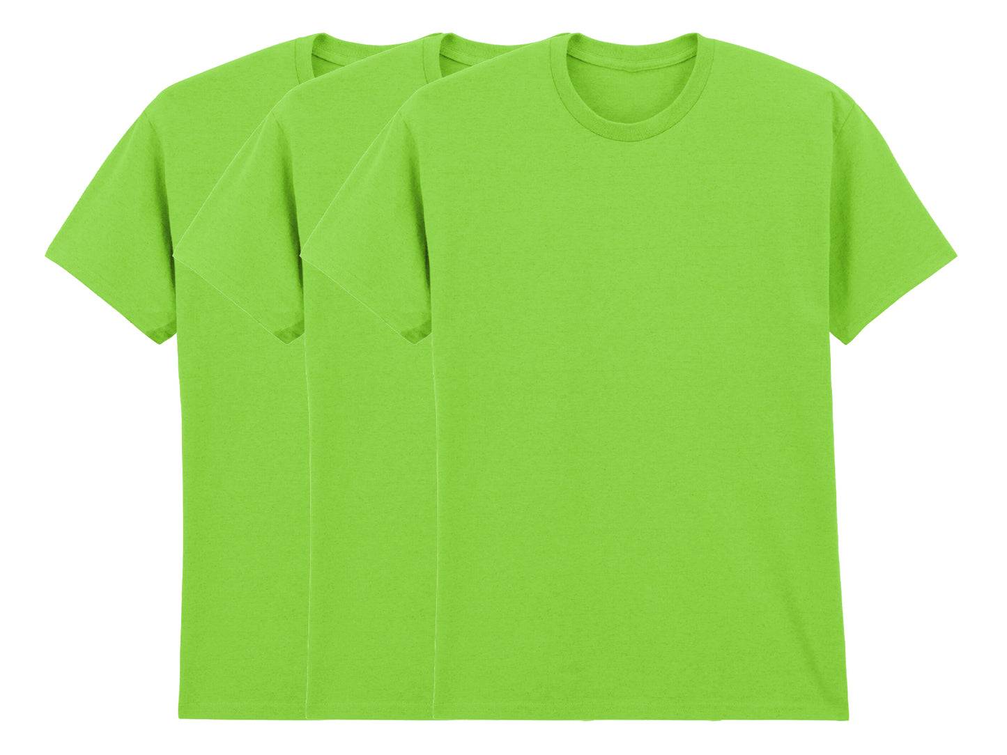 Gildan 5000 Pack of 3 Men's Heavy Cotton T-Shirts 180gsm - COOZO