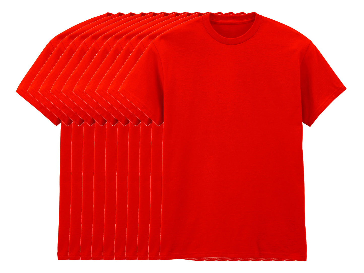 Gildan 5000 Pack of 10 Men's Heavy Cotton T-Shirts 180gsm - COOZO