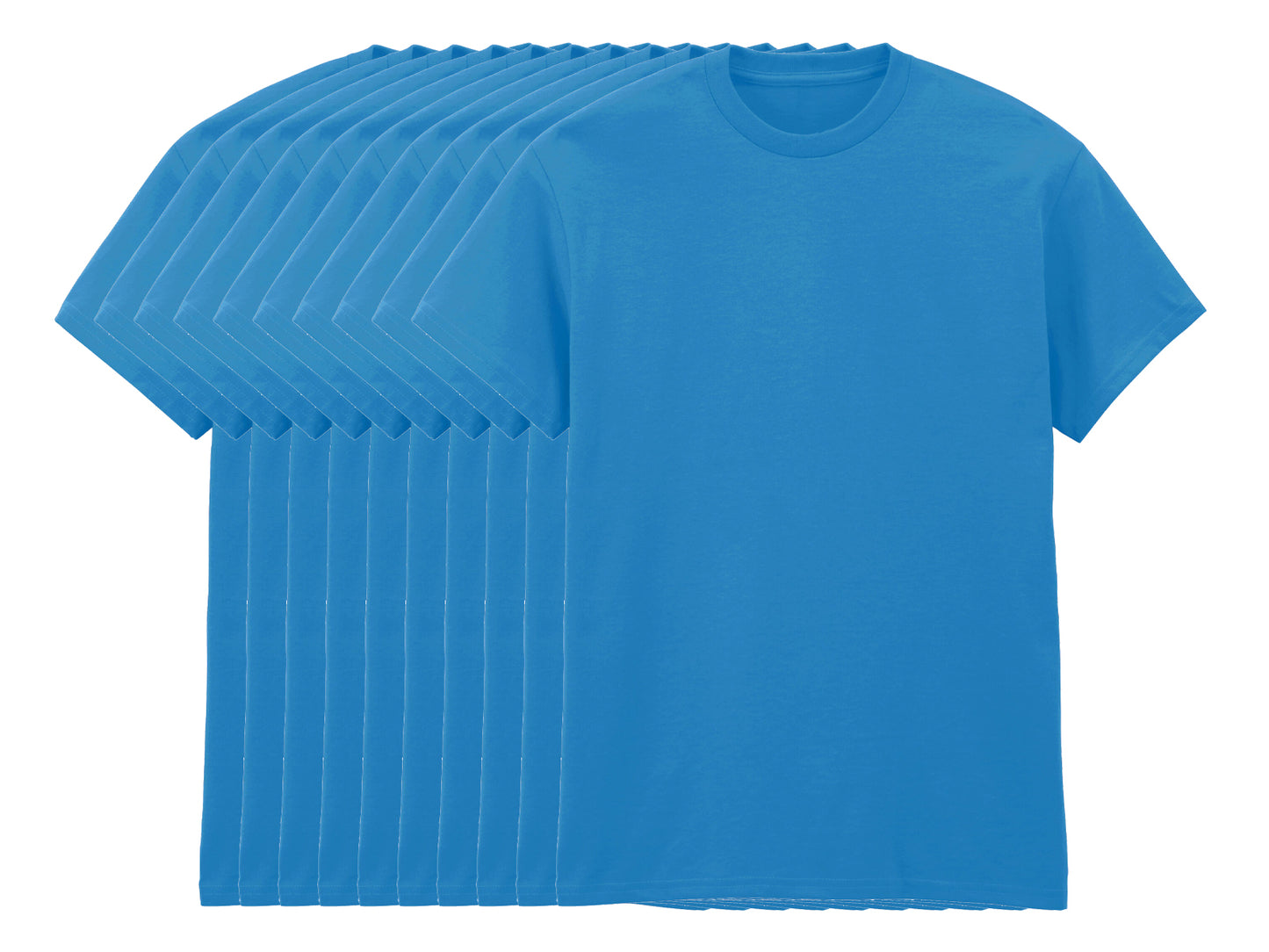 Gildan 5000 Pack of 10 Men's Heavy Cotton T-Shirts 180gsm - COOZO
