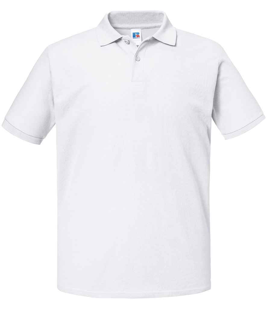 Russell 570M Classic fit Authentic Eco Piqu Polo Shirt Ribbed collar and cuffs - COOZO