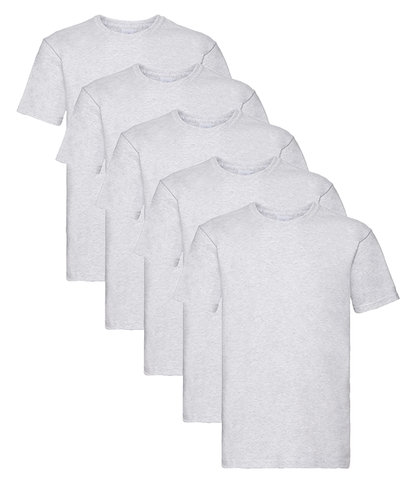 Fruit Of The Loom 61044 Adult Super Premium T 5 pack - COOZO