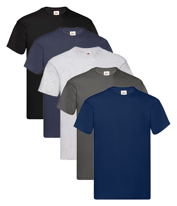 Fruit Of The Loom 61082 Men's Original T 5 pack - COOZO