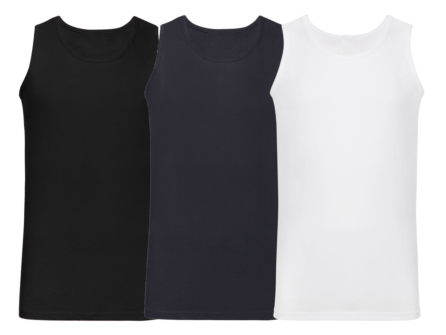 Fruit Of The Loom 61098 Pack of 3 Men's Valueweight Athletic Vests 100% Cotton