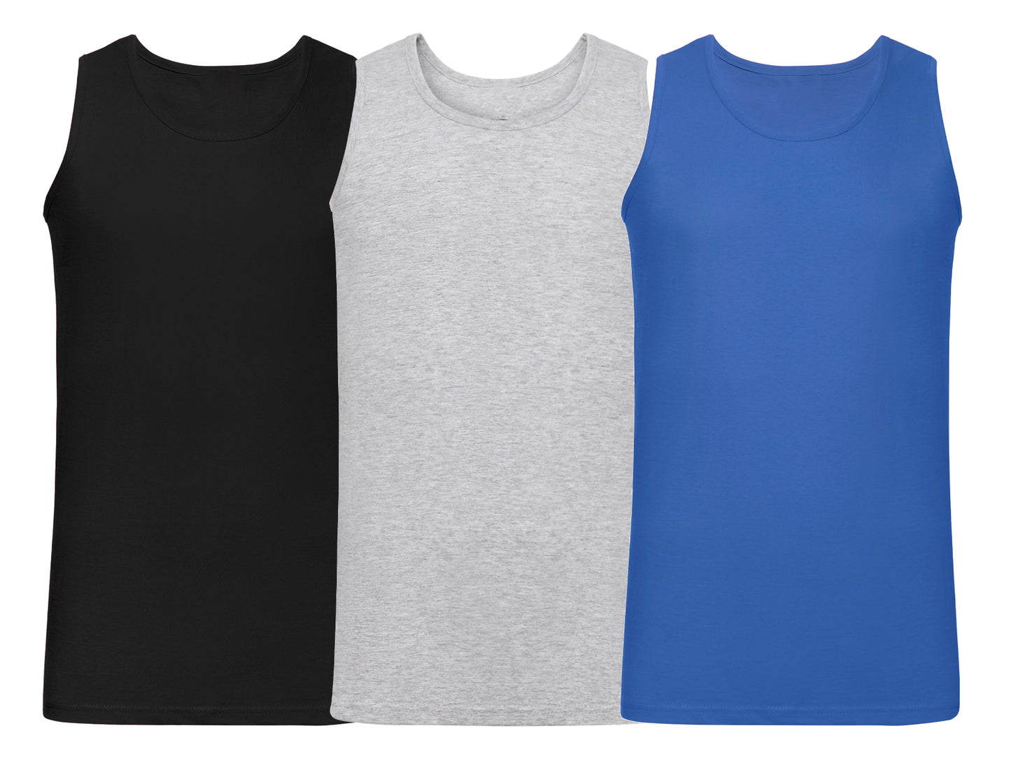 Fruit Of The Loom 61098 Pack of 3 Men's Valueweight Athletic Vests 100% Cotton
