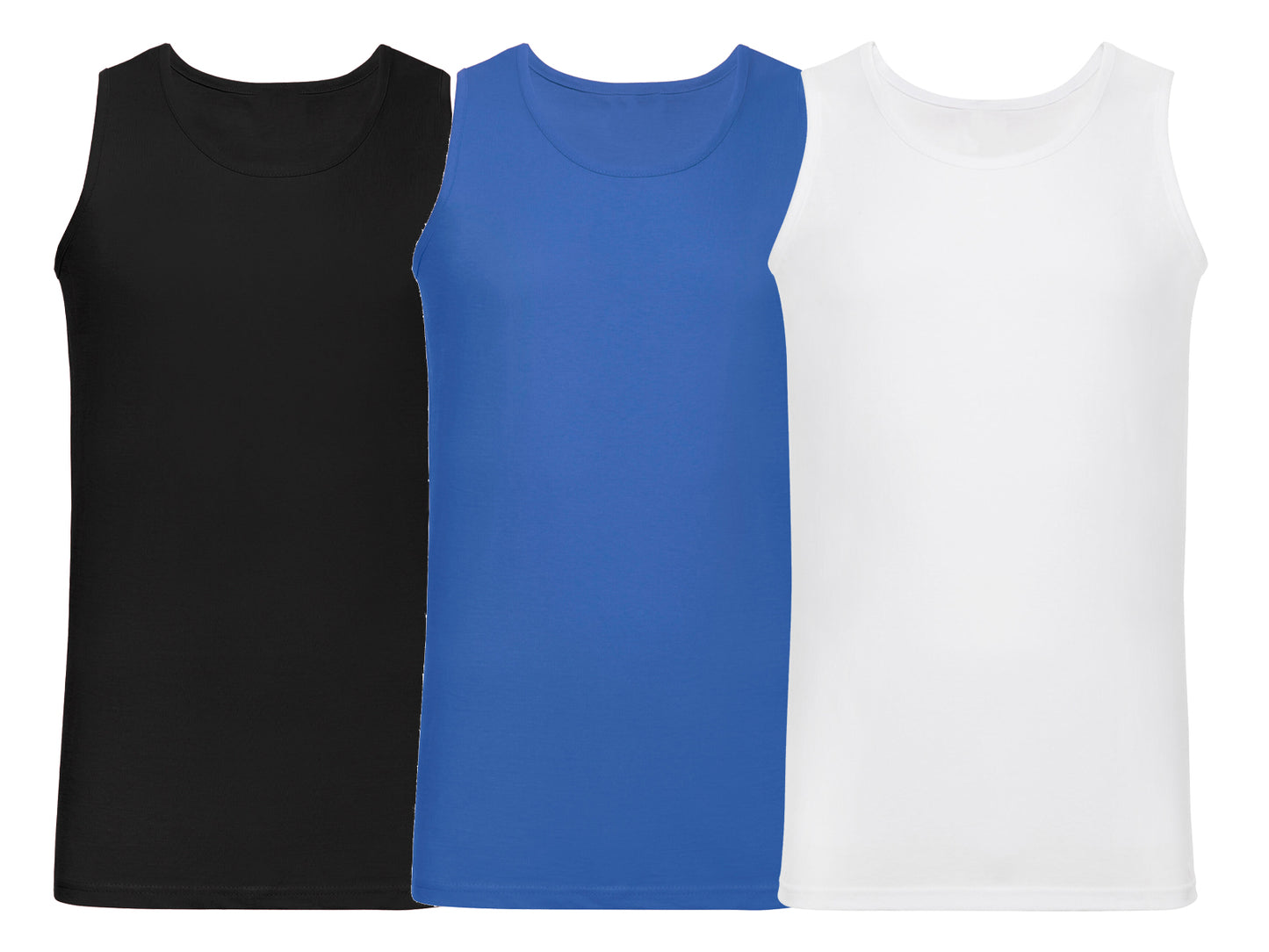 Fruit Of The Loom 61098 Pack of 3 Men's Valueweight Athletic Vests 100% Cotton