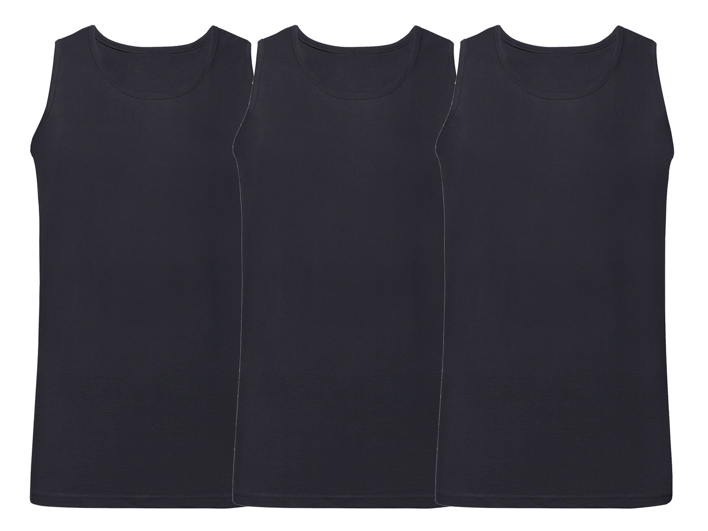 Fruit Of The Loom 61098 Pack of 3 Men's Valueweight Athletic Vests 100% Cotton