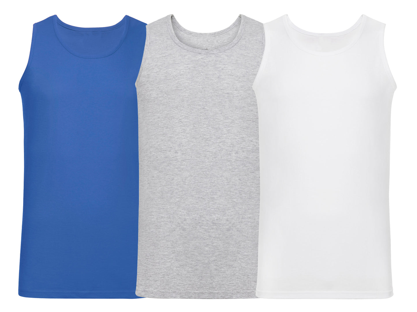 Fruit Of The Loom 61098 Pack of 3 Men's Valueweight Athletic Vests 100% Cotton