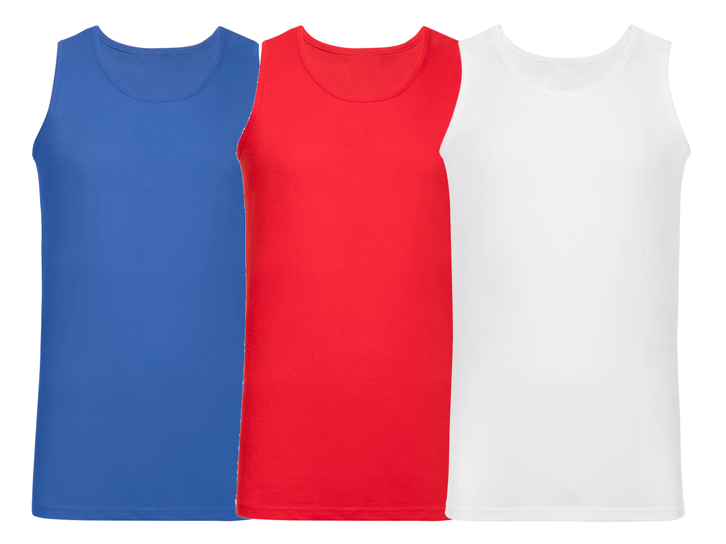 Fruit Of The Loom 61098 Pack of 3 Men's Valueweight Athletic Vests 100% Cotton
