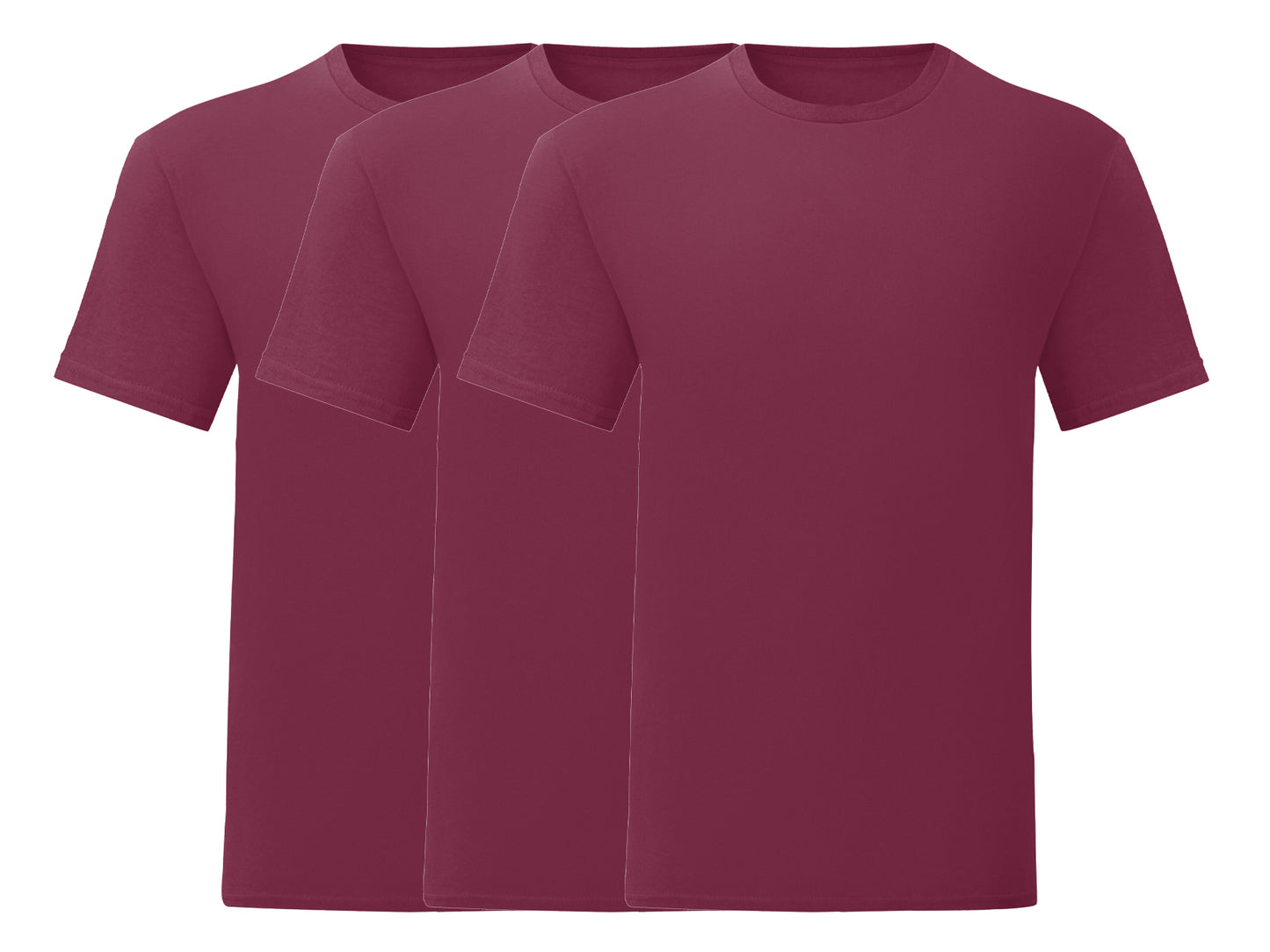 Fruit Of The Loom 61430 Pack of 3 Men's Iconic 150 T-Shirts - COOZO