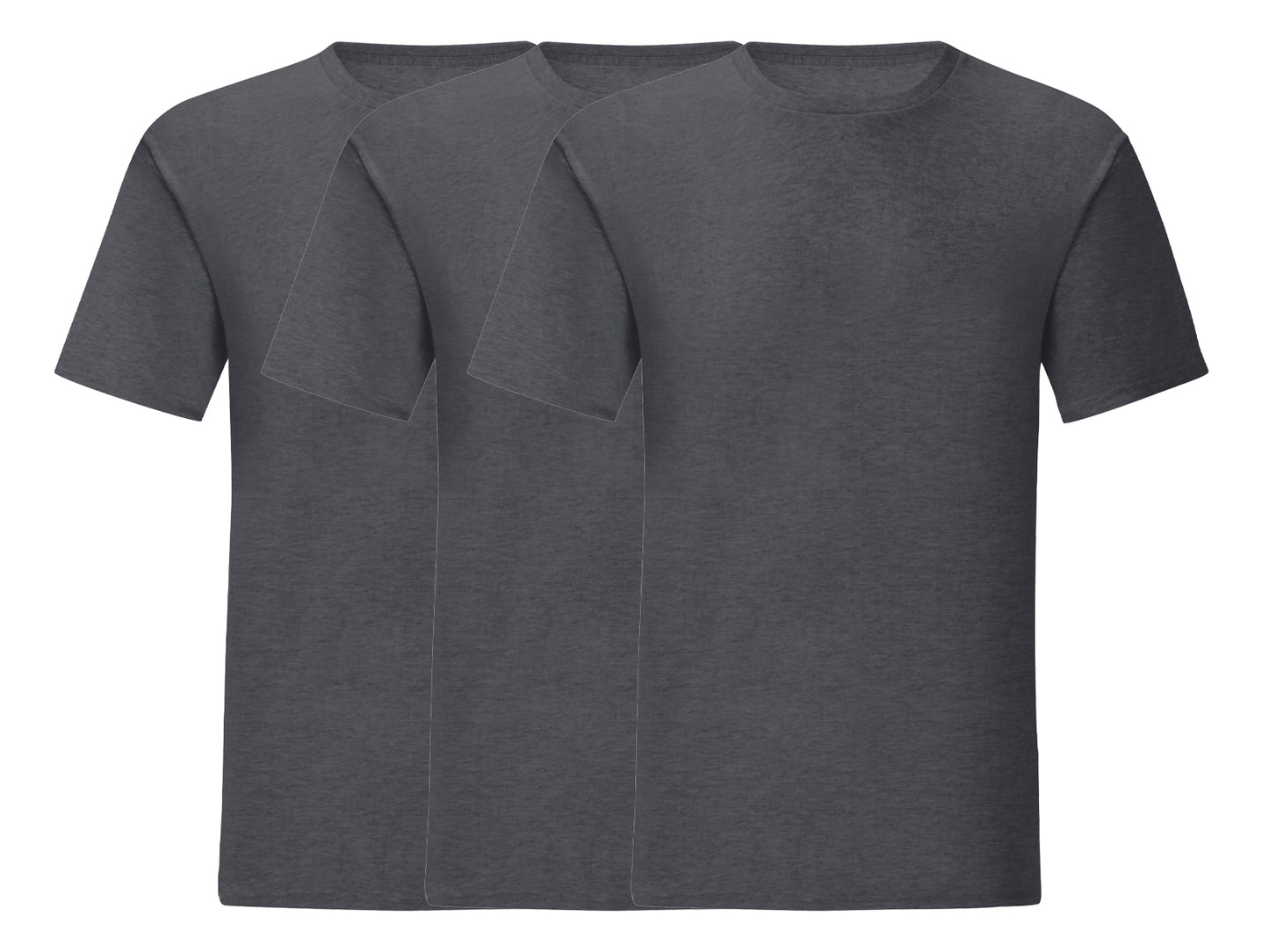 Fruit Of The Loom 61430 Pack of 3 Men's Iconic 150 T-Shirts - COOZO