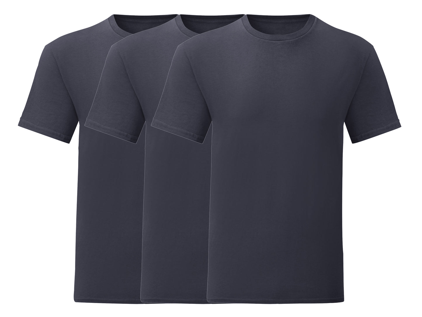 Fruit Of The Loom 61430 Pack of 3 Men's Iconic 150 T-Shirts - COOZO