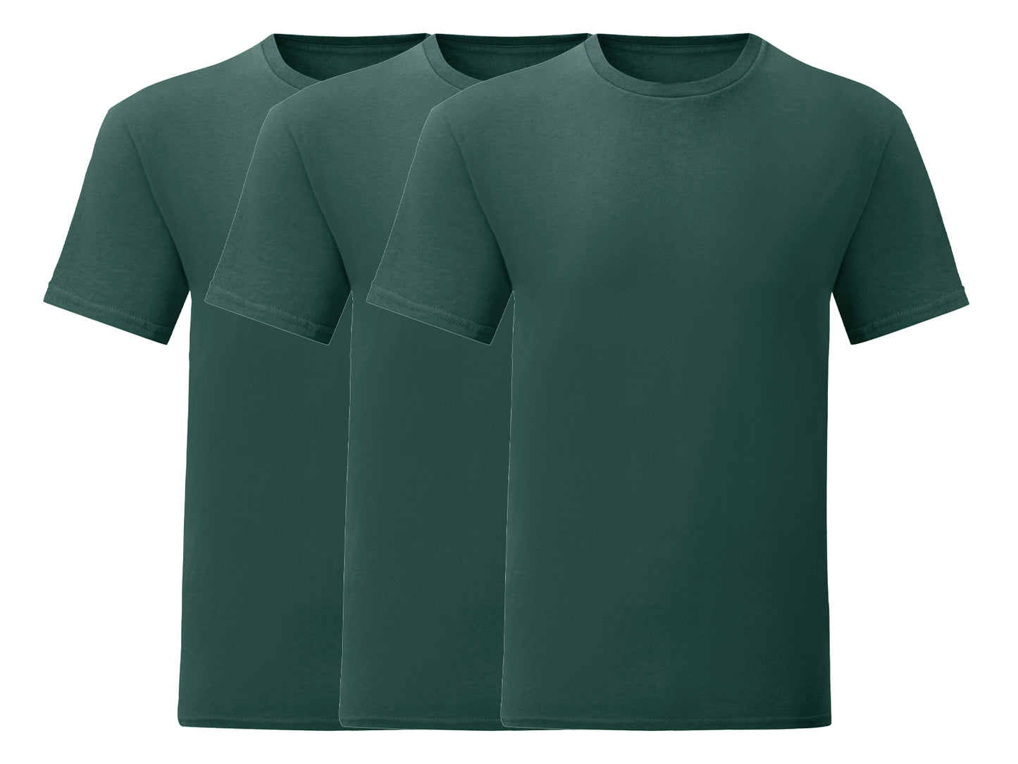 Fruit Of The Loom 61430 Pack of 3 Men's Iconic 150 T-Shirts - COOZO