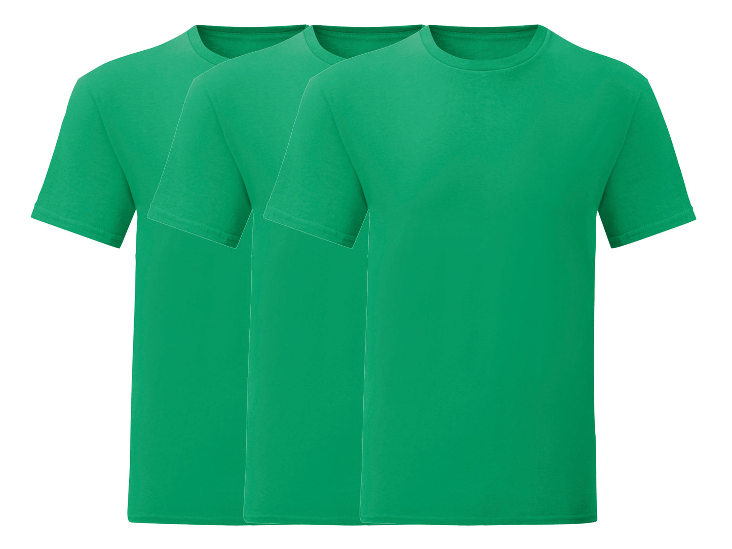 Fruit Of The Loom 61430 Pack of 3 Men's Iconic 150 T-Shirts - COOZO