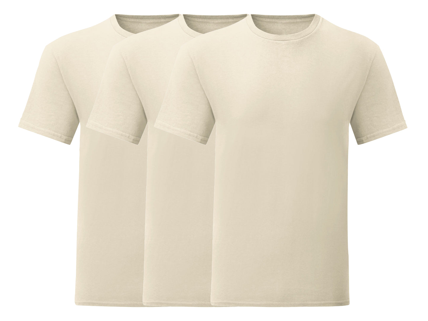 Fruit Of The Loom 61430 Pack of 3 Men's Iconic 150 T-Shirts - COOZO