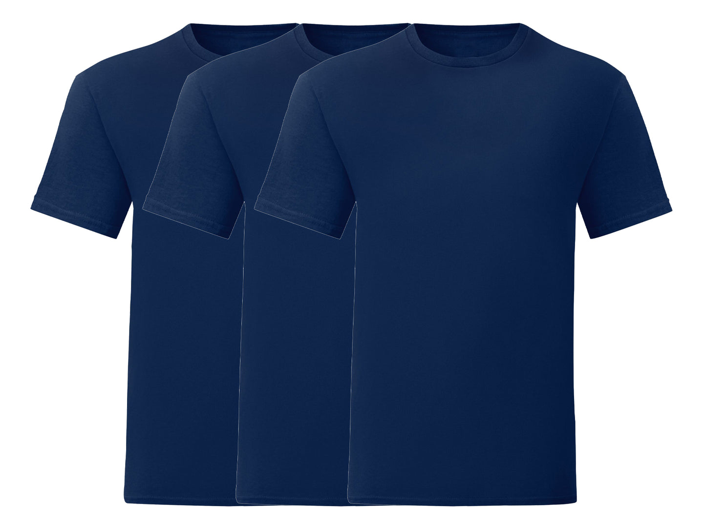 Fruit Of The Loom 61430 Pack of 3 Men's Iconic 150 T-Shirts - COOZO