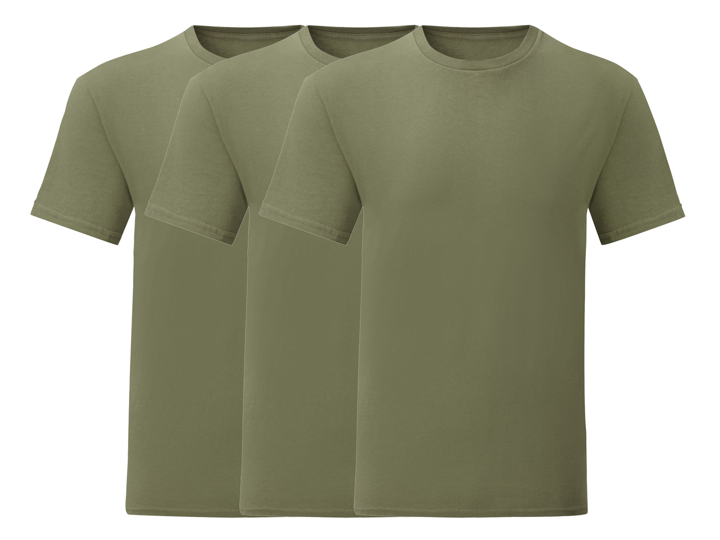 Fruit Of The Loom 61430 Pack of 3 Men's Iconic 150 T-Shirts - COOZO