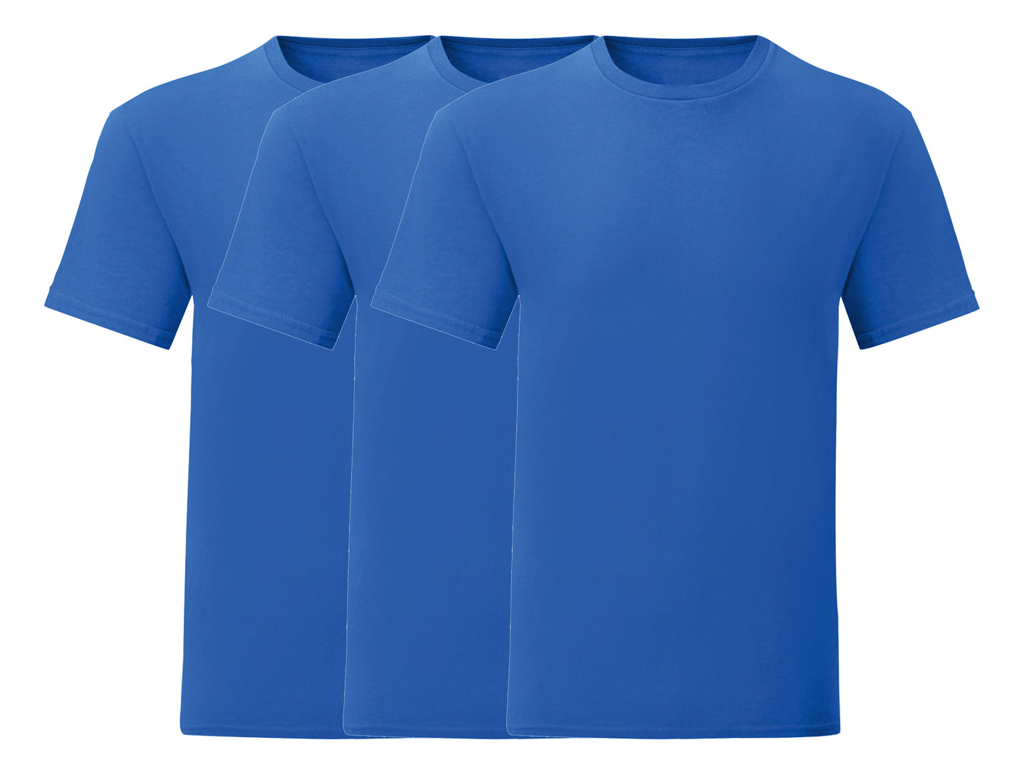 Fruit Of The Loom 61430 Pack of 3 Men's Iconic 150 T-Shirts - COOZO