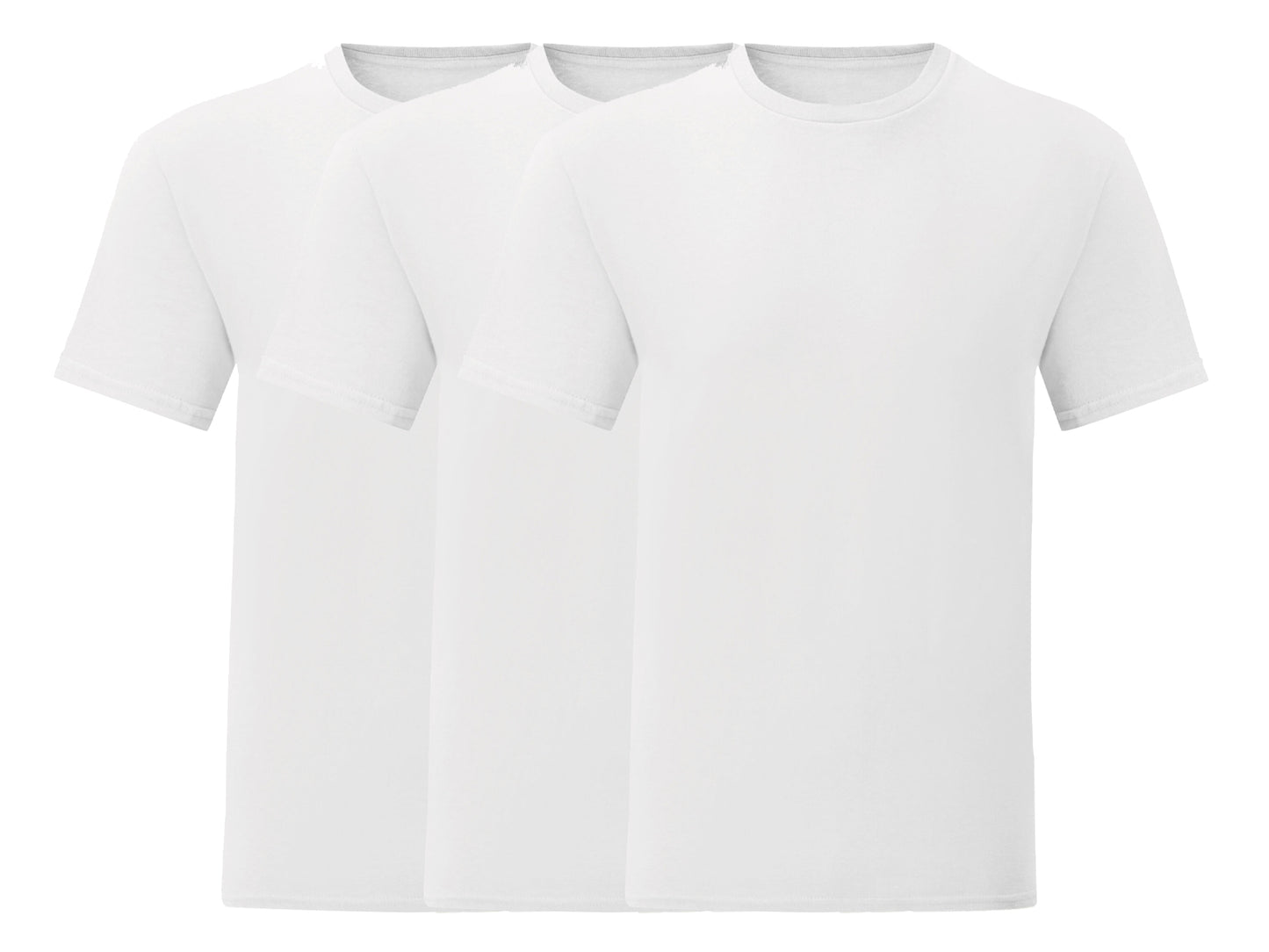Fruit Of The Loom 61430 Pack of 3 Men's Iconic 150 T-Shirts - COOZO