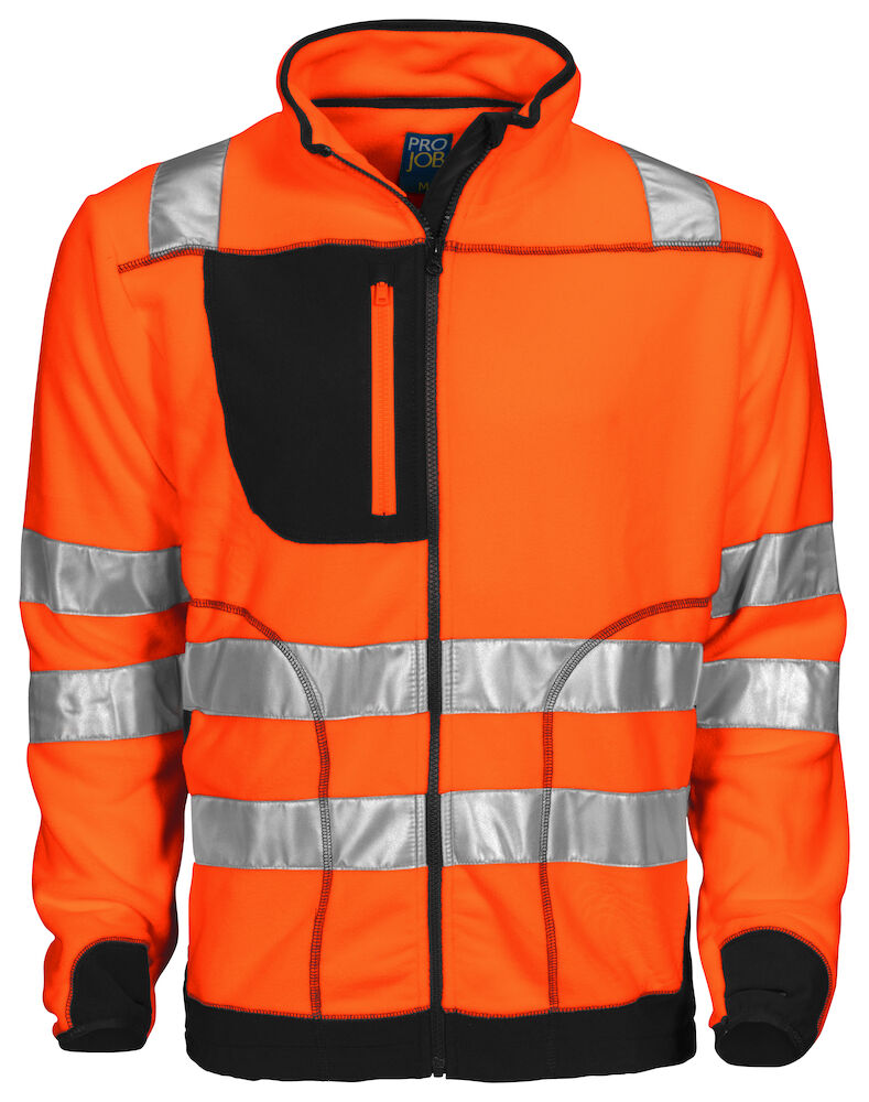 ProJob 646303 FLEECE JACKET EN ISO 20471 CLASS 3/2 - COOZO