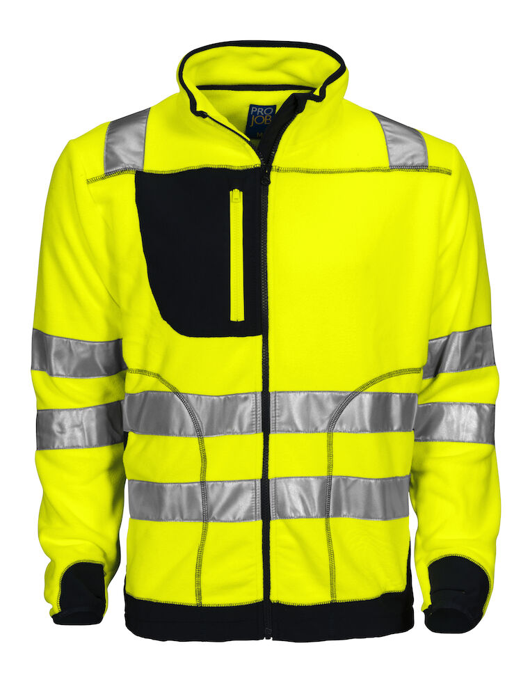 ProJob 646303 FLEECE JACKET EN ISO 20471 CLASS 3/2 - COOZO