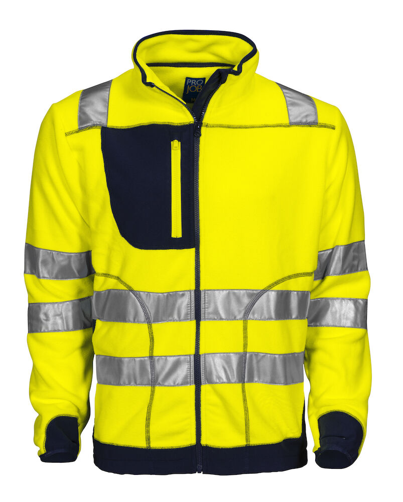 ProJob 646303 FLEECE JACKET EN ISO 20471 CLASS 3/2 - COOZO