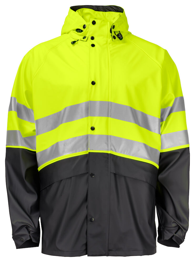 ProJob 646431 RAIN JACKET SHORT EN ISO 20471 CLASS 3/2 - COOZO