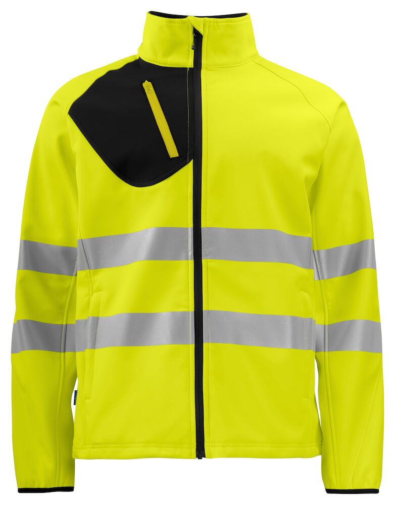 ProJob 646432 SOFTSHELL JACKET EN ISO 20471 CLASS 3/2 - COOZO