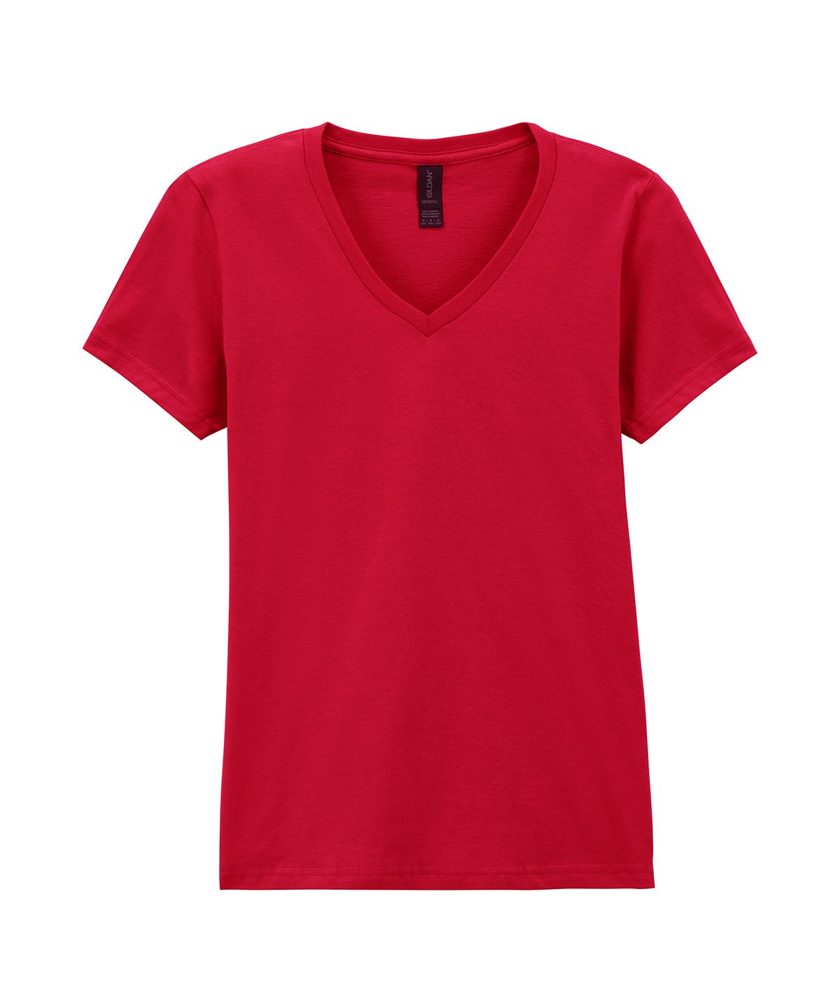 Gildan 64V00L Ladies SoftStyle Cotton V-Neck T-Shirt