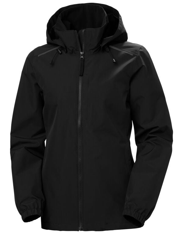 Helly Hansen 71262 Womens Manchester 2.0 Shell Jacket 100% Polyester Detachable hood Elastic cuffs - COOZO