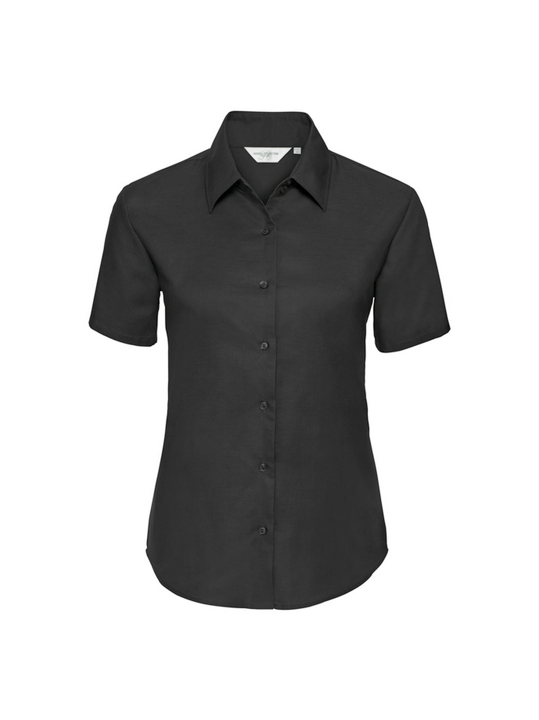 Russell Collection 933F Oxford Shirt Short Sleeve 135gsm Ladies - COOZO