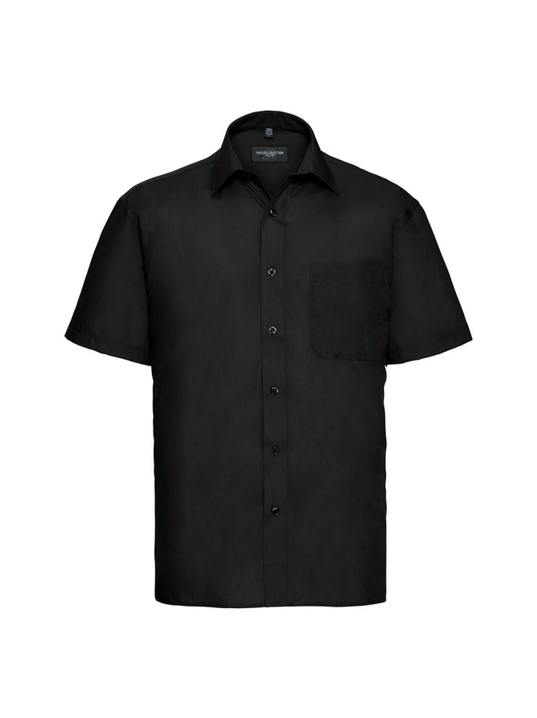 Russell Collection 935M Classic collar Poplin Short Sleeve 110gsm Mens - COOZO