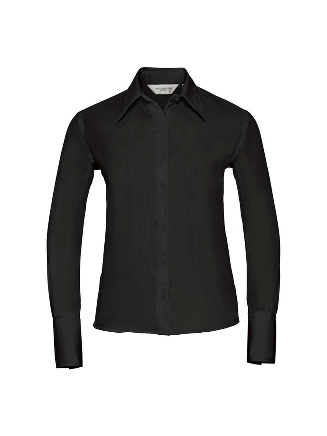 Russell Collection 956F Ultimate Non Iron Long Sleeve Twill Shirt 120gsm Ladies - COOZO