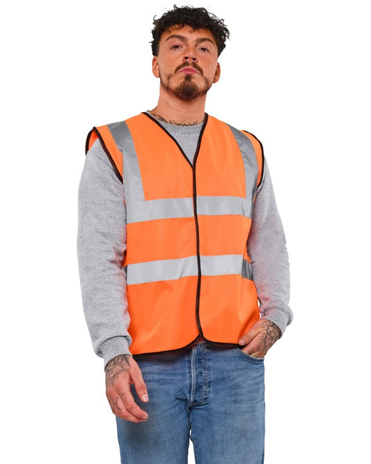 Warrior AA91 High Visibility Waistcoat 120gsm - COOZO