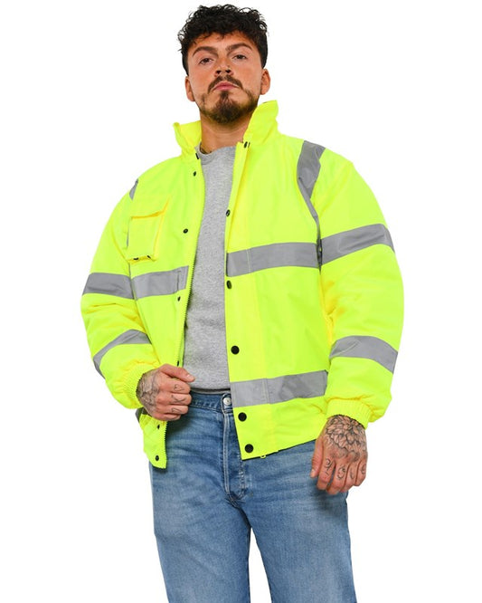 Warrior AA94 Tulsa High Visibility Bomber Site Jacket - COOZO