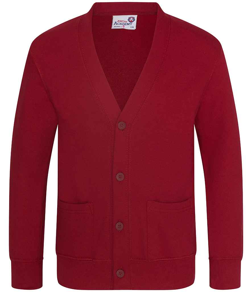 AWDis AC02J Academy Kids Sweatshirt Cardigan - COOZO