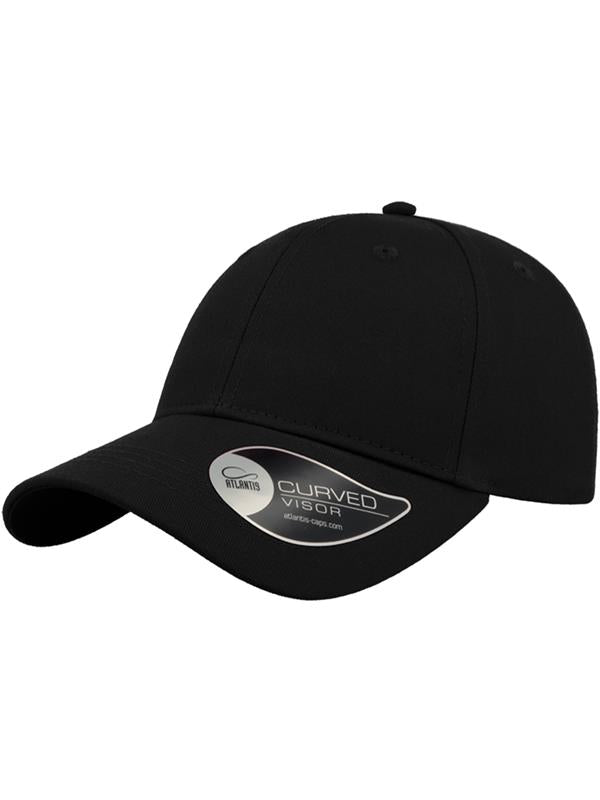 Atlantis ACHITS Hit S Twill Curved Visor 6 Panel Sustainable Structured Cap