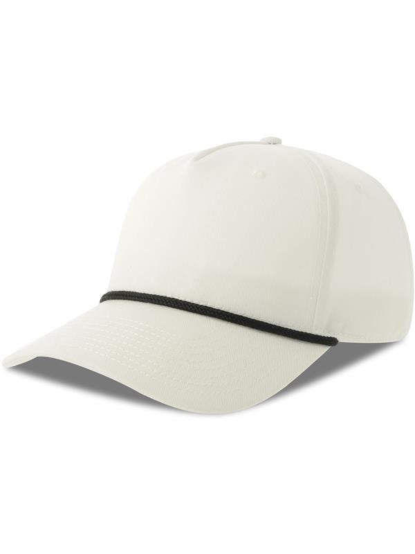 Atlantis ACPAKA Paka 5 Panel Structured High Profile Mid Visor With Rope Recycled Cap