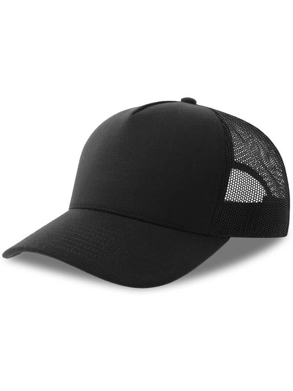 Atlantis ACRAJS Rapper Jersey S 5 Panel Structured Mid Profile Mid Visor Recycled Trucker Cap